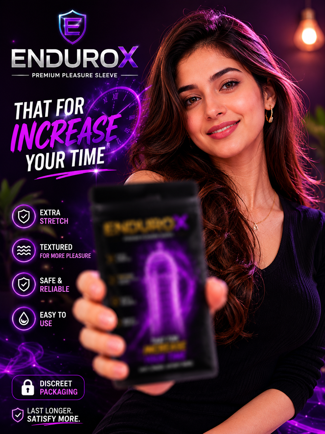 pack of condomExperience Protection with Elevated Pleasure – ENDUROX Premium Condoms